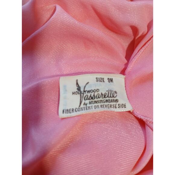 Vintage Hollywood Vassarette by MunsingWear Night Gown Size SM - Picture 5 of 5